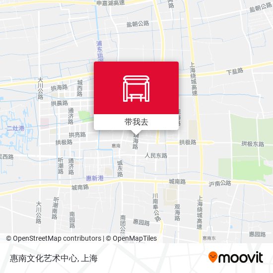 惠南文化艺术中心地图