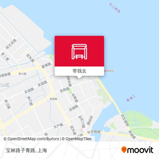 宝林路子青路地图