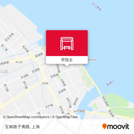 宝林路子青路地图