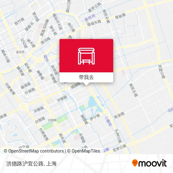 洪德路沪宜公路地图