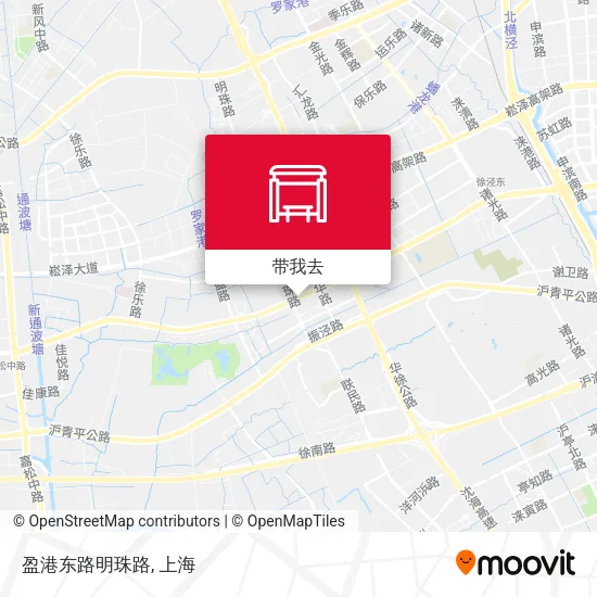 盈港东路明珠路地图