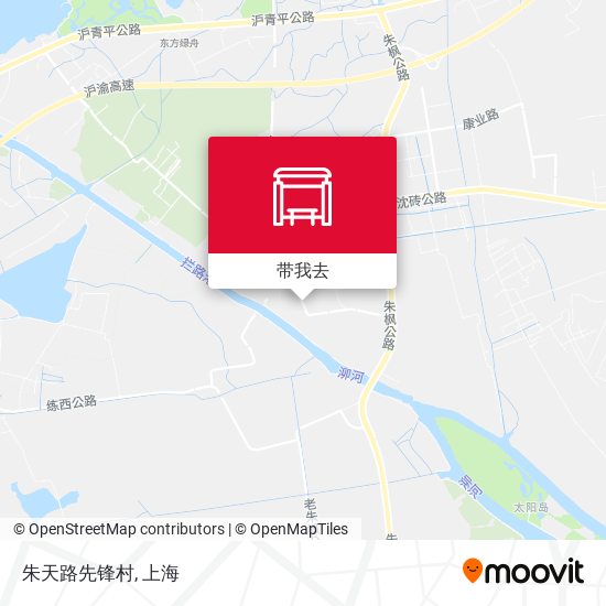 朱天路先锋村地图