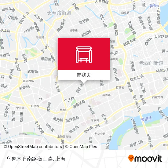 乌鲁木齐南路衡山路地图