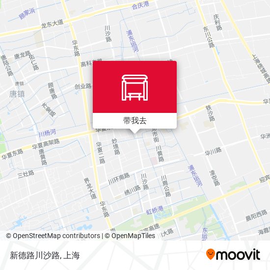 新德路川沙路地图
