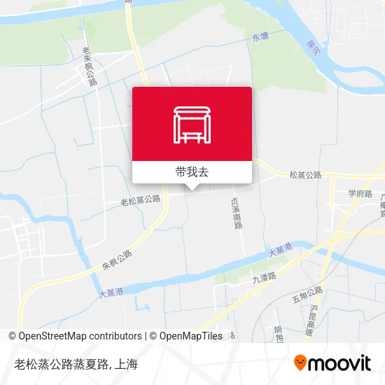 老松蒸公路蒸夏路地图