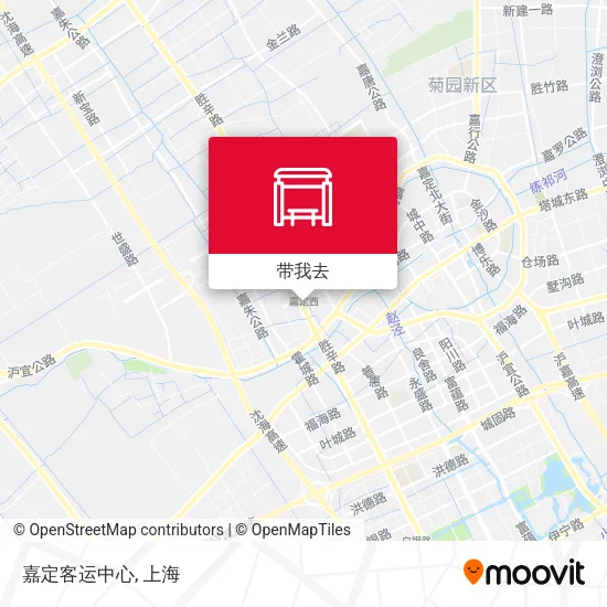 嘉定客运中心地图