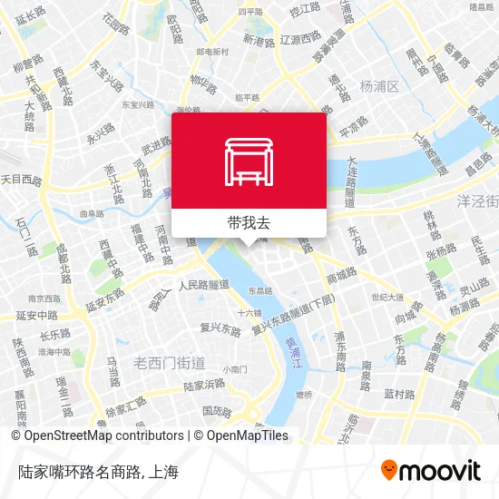 陆家嘴环路名商路地图