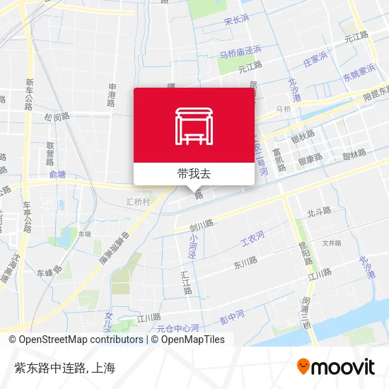 紫东路中连路地图