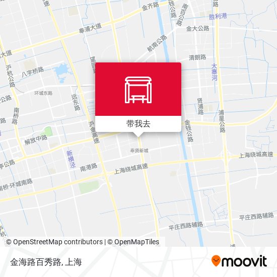 金海路百秀路地图