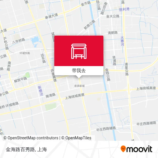 金海路百秀路地图