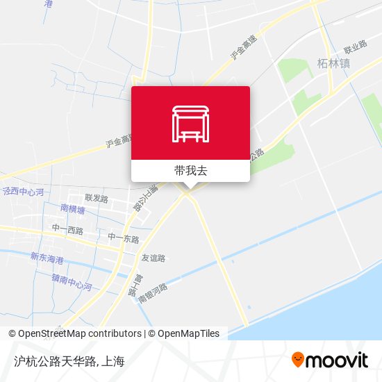 沪杭公路天华路地图