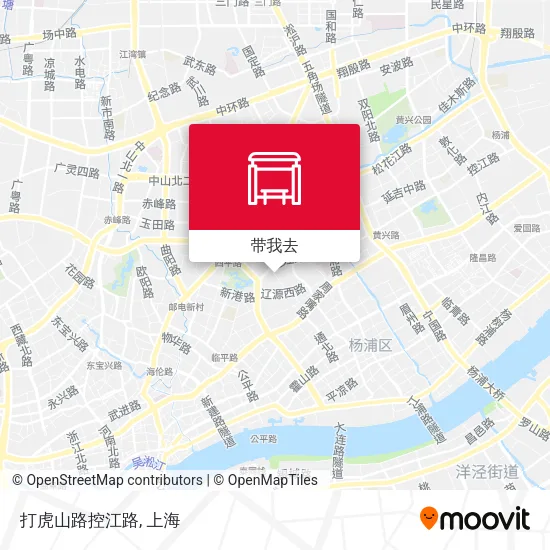 打虎山路控江路地图