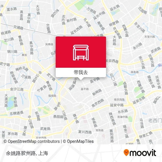 余姚路胶州路地图