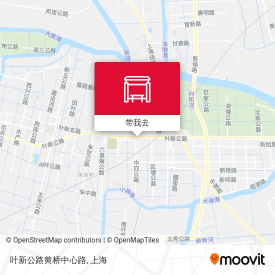 叶新公路黄桥中心路地图