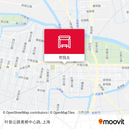 叶新公路黄桥中心路地图
