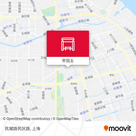 民耀路民区路地图