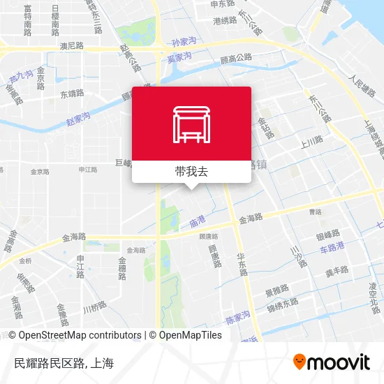 民耀路民区路地图