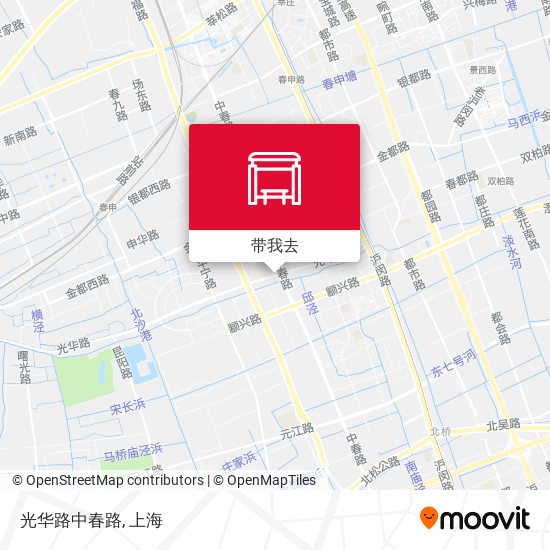 光华路中春路地图