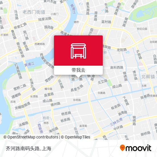 齐河路南码头路地图