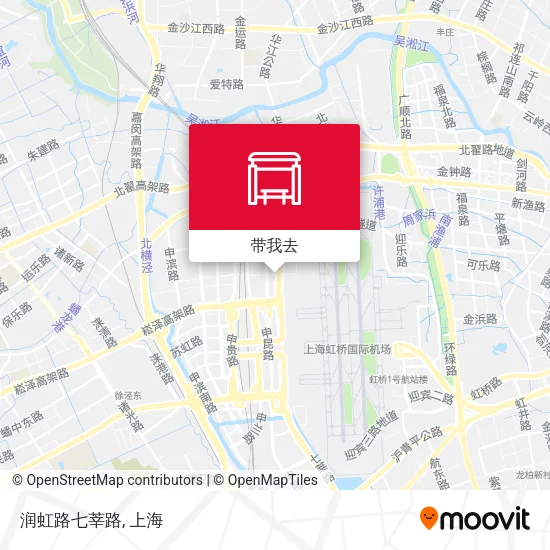润虹路七莘路地图