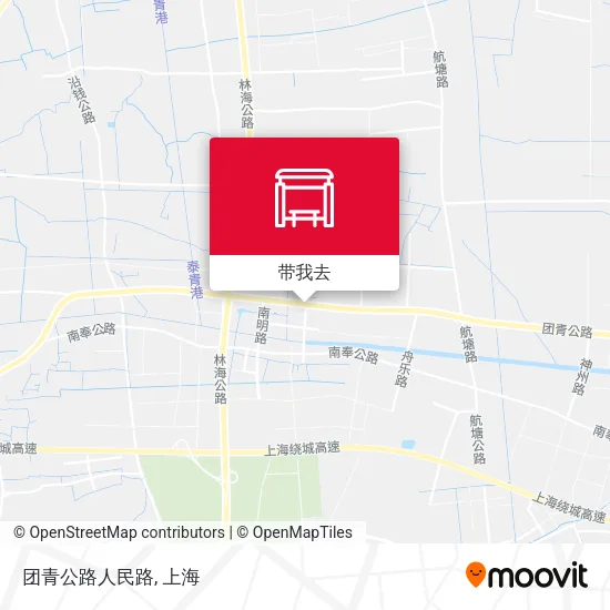 团青公路人民路地图