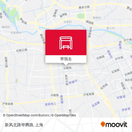 新凤北路华腾路地图