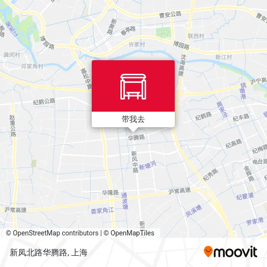 新凤北路华腾路地图