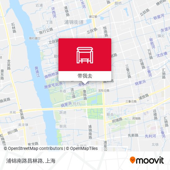 浦锦南路昌林路地图