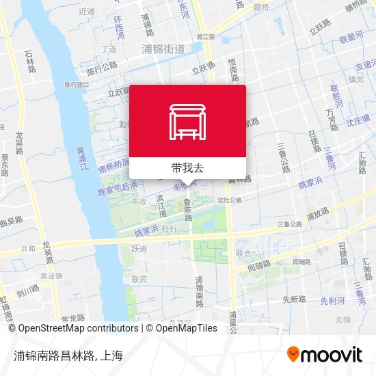 浦锦南路昌林路地图