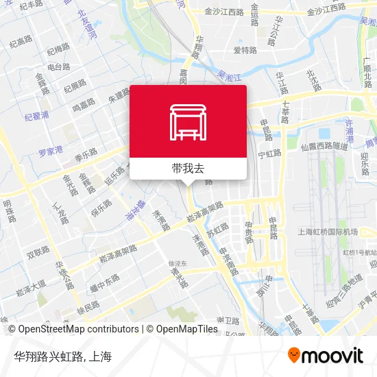 华翔路兴虹路地图
