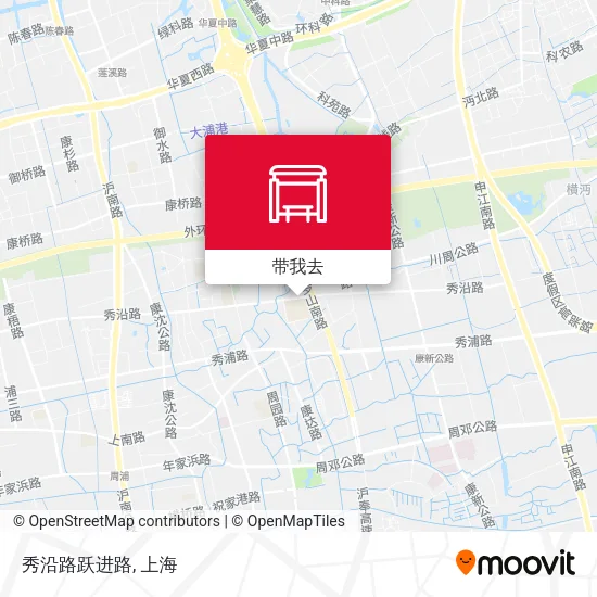 秀沿路跃进路地图