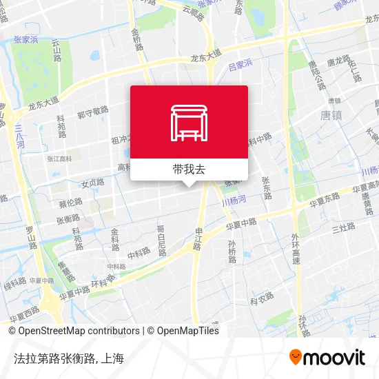 法拉第路张衡路地图