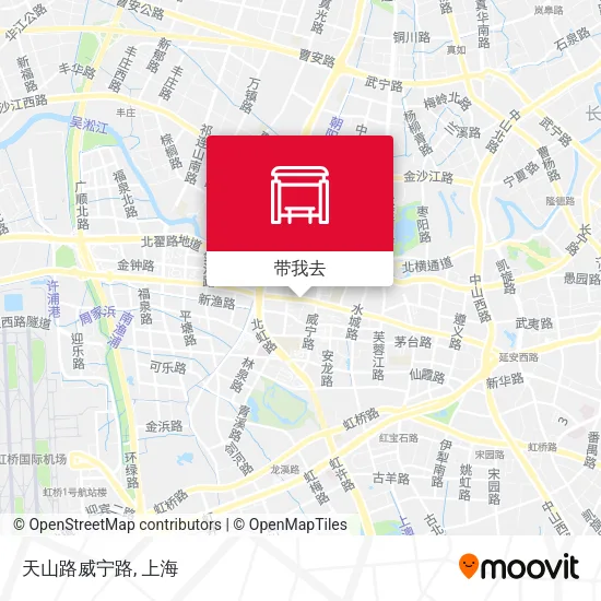 天山路威宁路地图