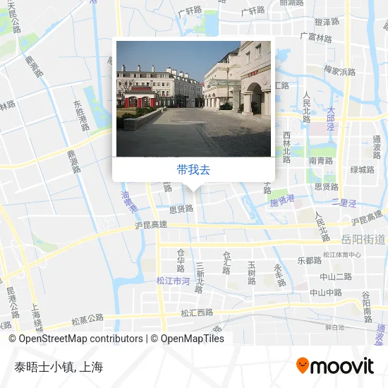 泰晤士小镇地图