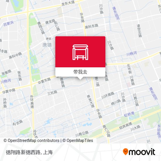 德翔路新德西路地图