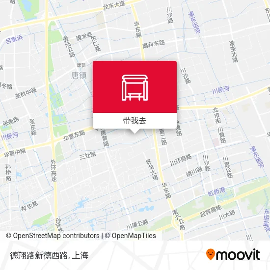 德翔路新德西路地图