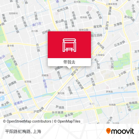 平阳路虹梅路地图