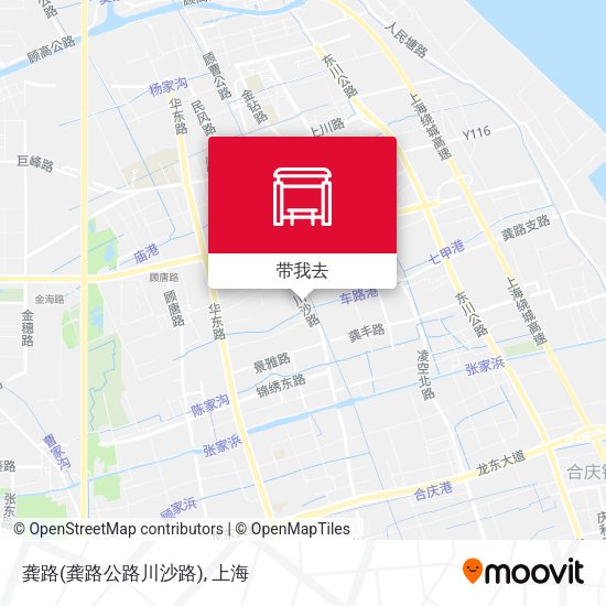 龚路(龚路公路川沙路)地图
