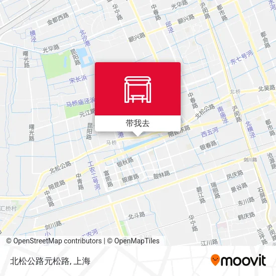 北松公路元松路地图