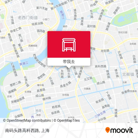南码头路高科西路地图