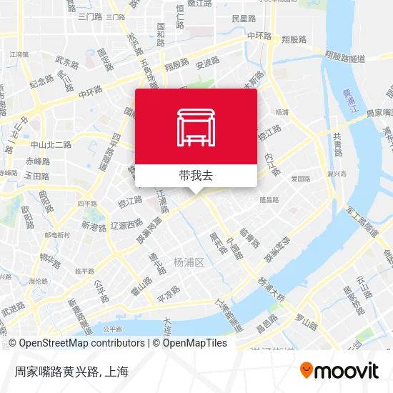 周家嘴路黄兴路地图