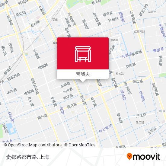 贵都路都市路地图