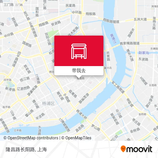 隆昌路长阳路地图