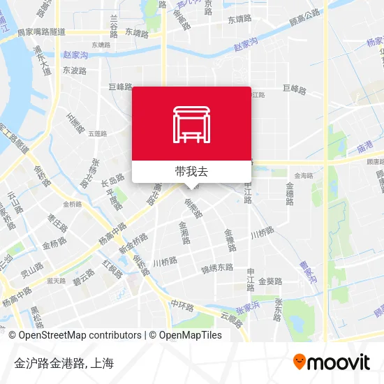 金沪路金港路地图