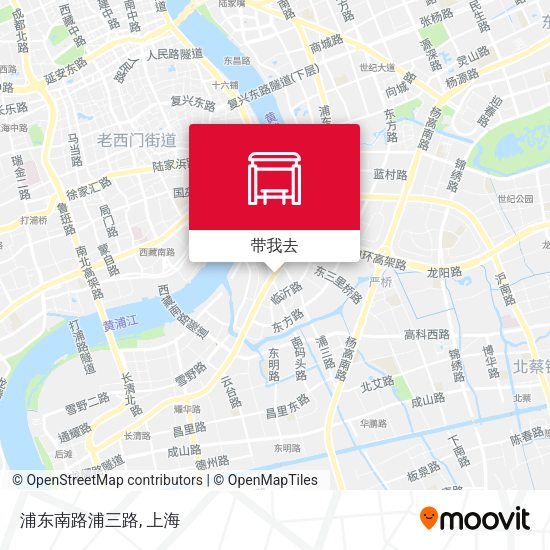 浦东南路浦三路地图