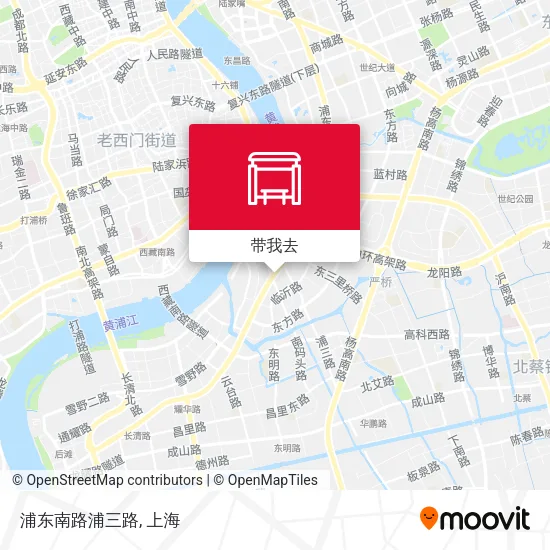 浦东南路浦三路地图