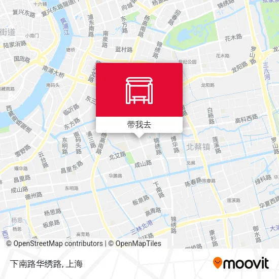 下南路华绣路地图