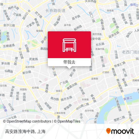 高安路淮海中路地图