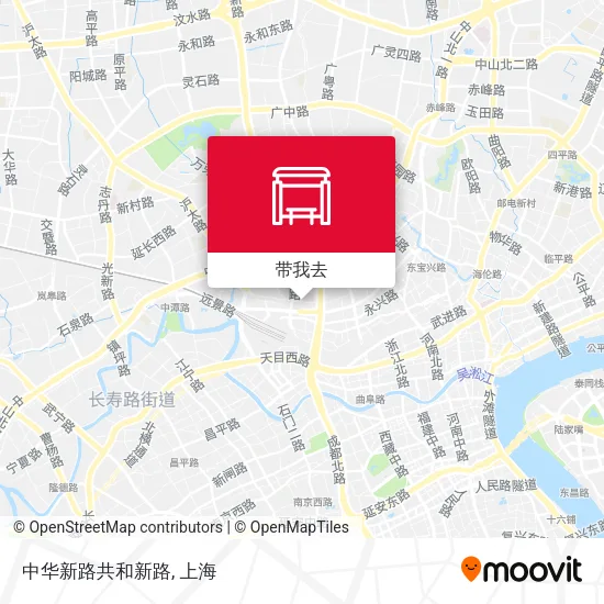 中华新路共和新路地图