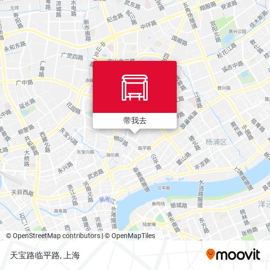 天宝路临平路地图